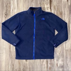The North Face Blue Fleece Full Zip Jacket